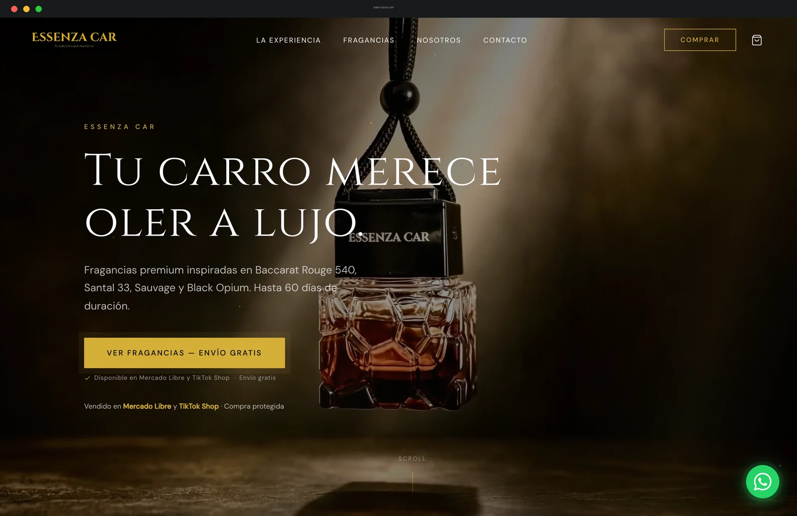 La tienda online Essenza Car